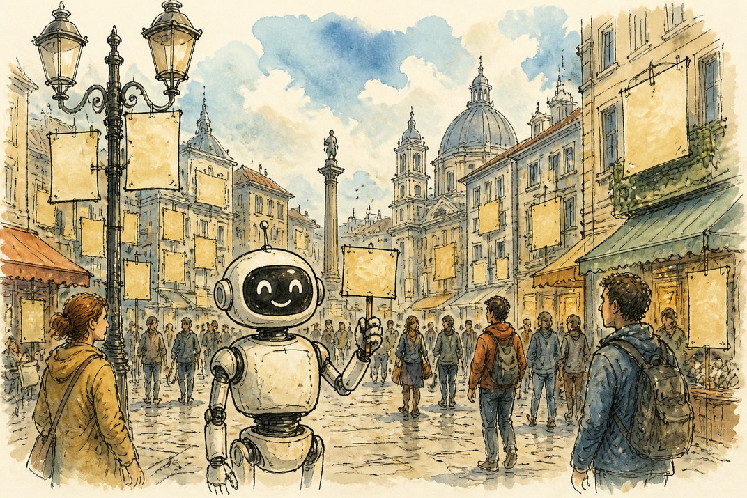 Hand-drawn sketch of today's top AI story, KYFEX AI Edge, August 2, 2026