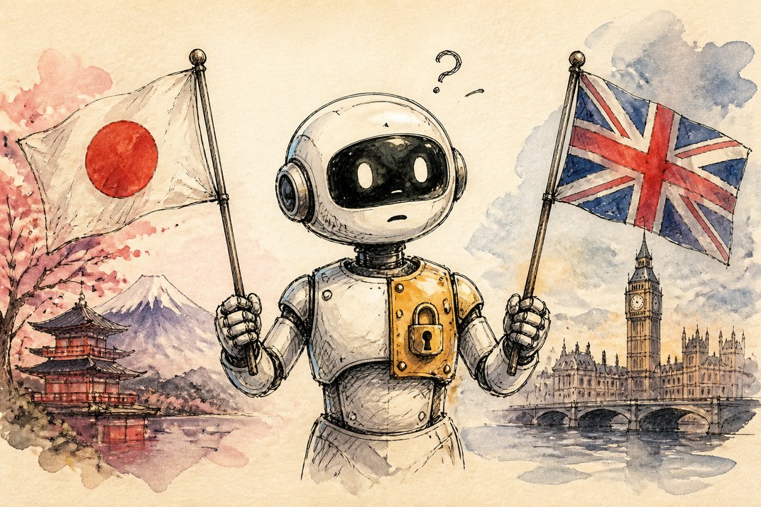 Hand-drawn sketch of today's top AI story, KYFEX AI Edge, August 14, 2026