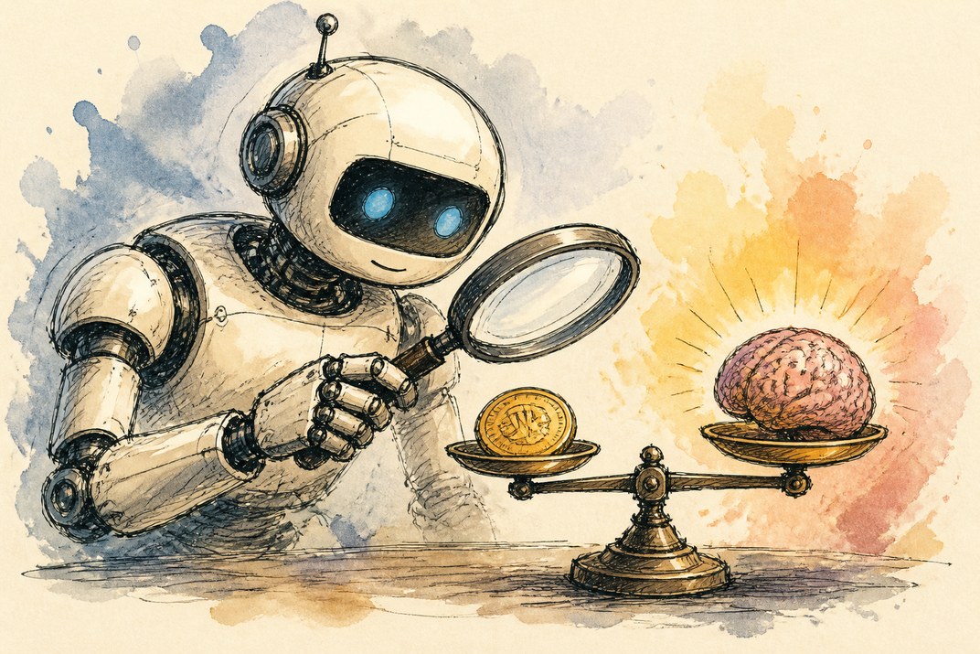 Hand-drawn sketch of today's top AI story, KYFEX AI Edge, August 17, 2026