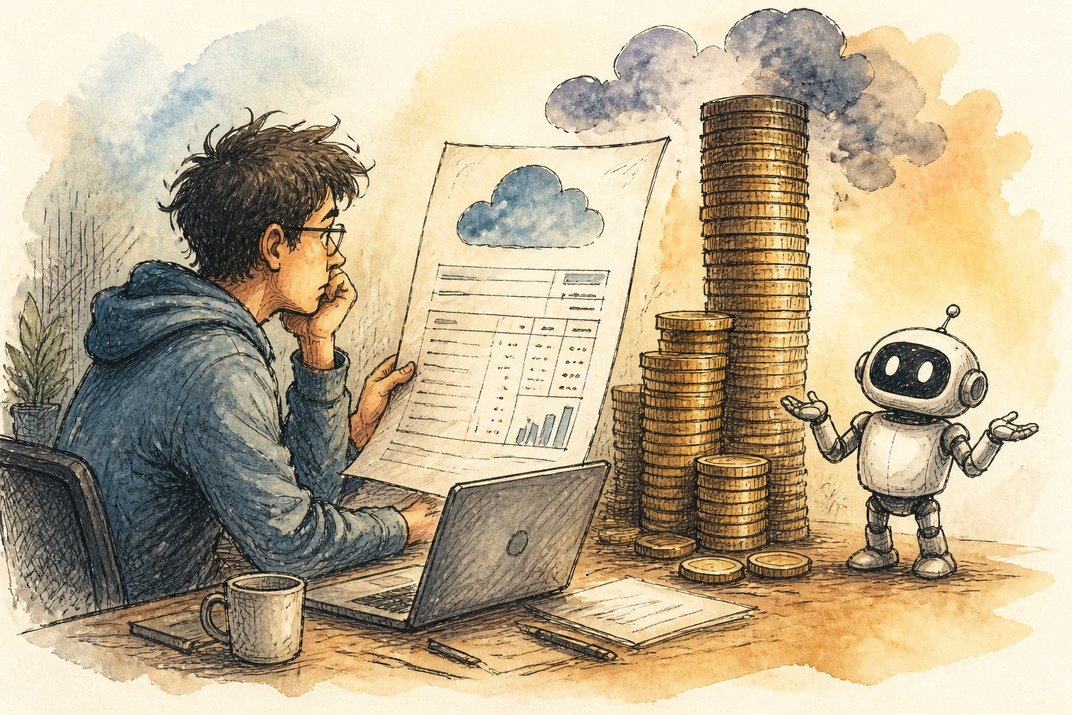 Hand-drawn sketch of today's top AI story, KYFEX AI Edge, August 21, 2026