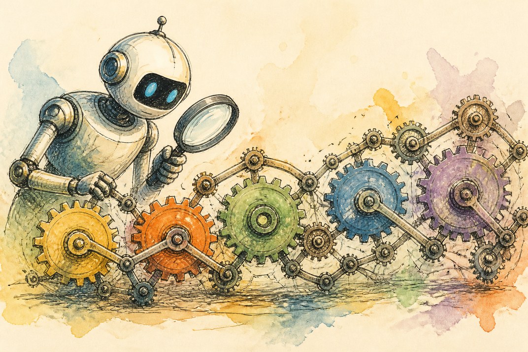 Hand-drawn sketch of today's top AI story, KYFEX AI Edge, September 2, 2026