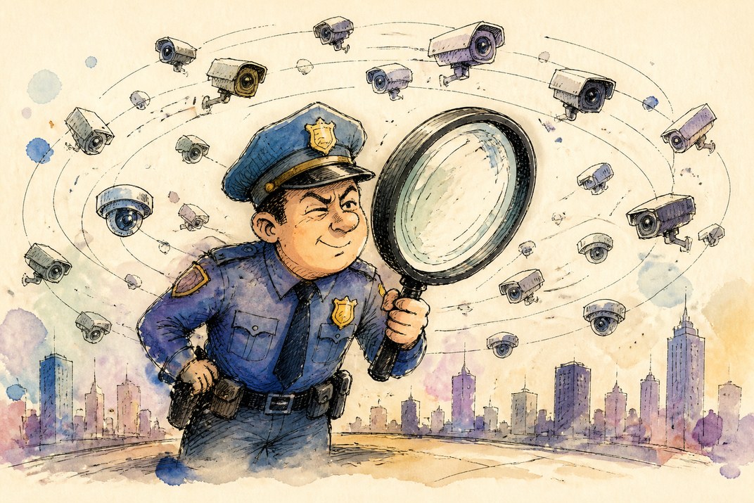 Hand-drawn sketch of today's top AI story, KYFEX AI Edge, September 3, 2026