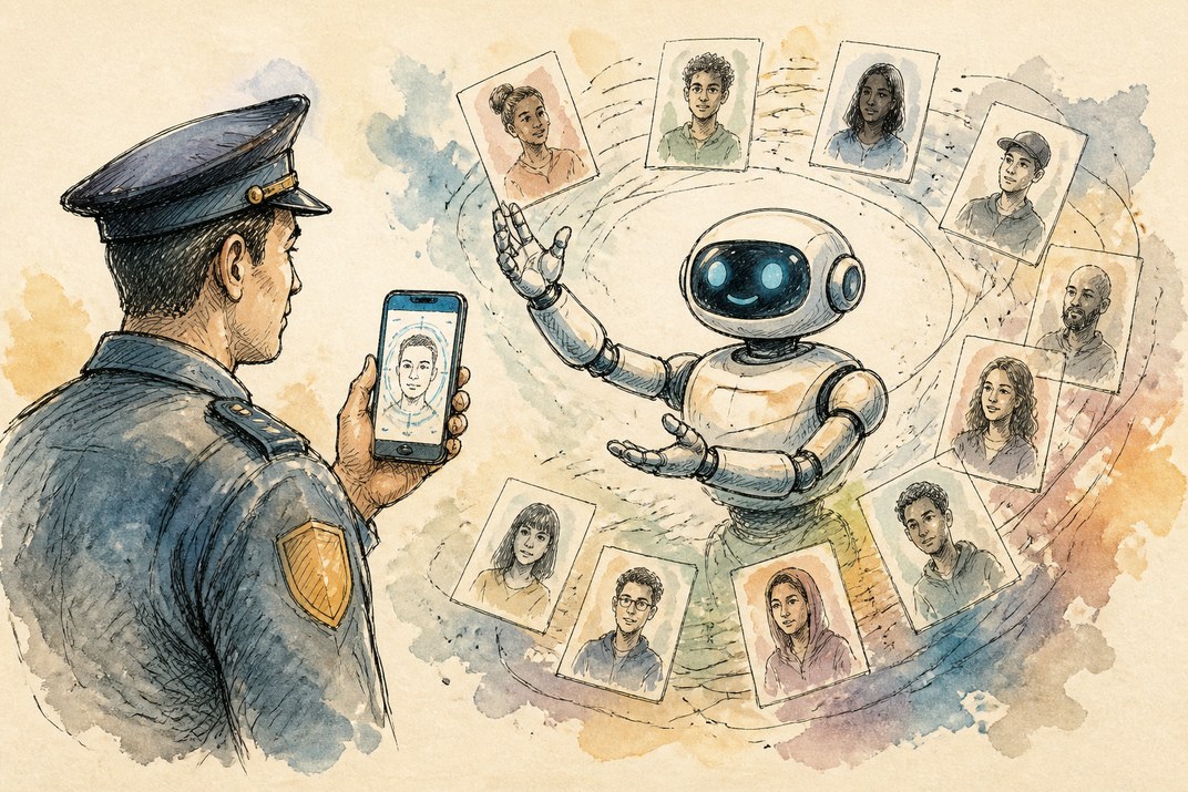 Hand-drawn sketch of today's top AI story, KYFEX AI Edge, September 10, 2026