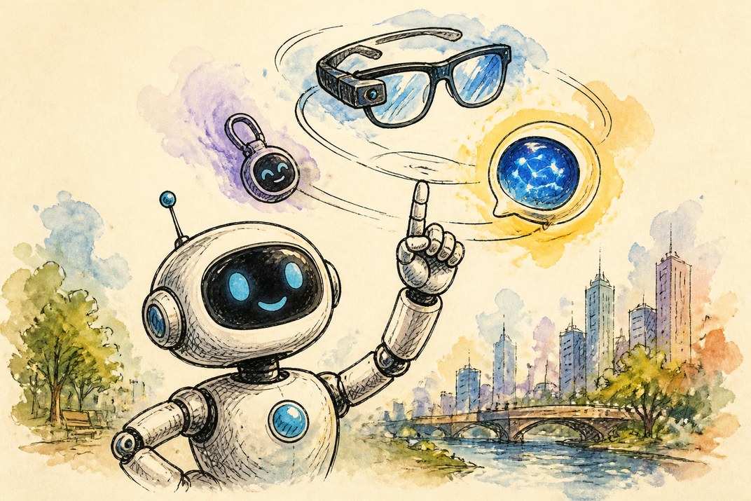 Hand-drawn sketch of today's top AI story, KYFEX AI Edge, September 24, 2026