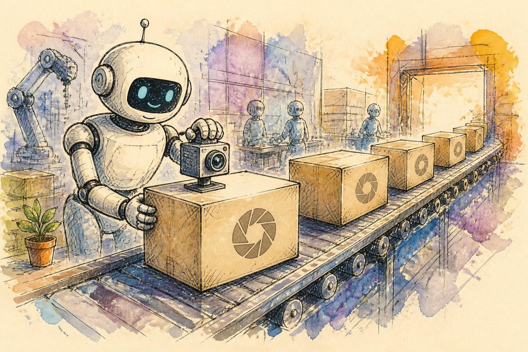 Hand-drawn sketch of today's top AI story, KYFEX AI Edge, September 27, 2026
