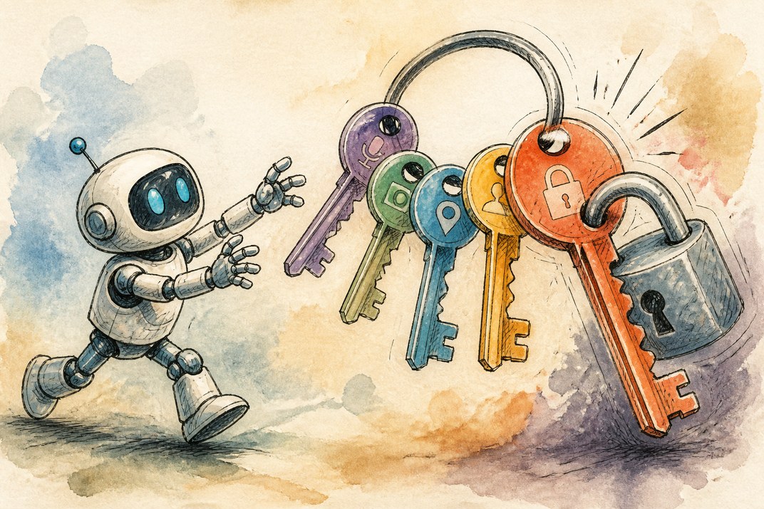 Hand-drawn sketch of today's top AI story, KYFEX AI Edge, October 2, 2026