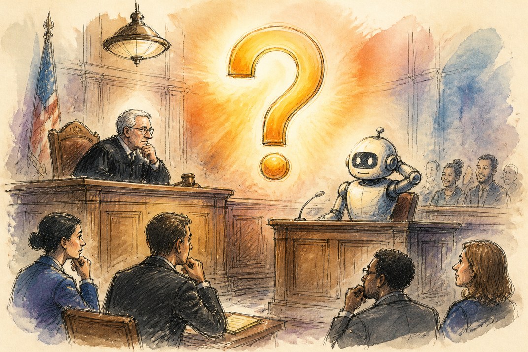 Hand-drawn sketch of today's top AI story, KYFEX AI Edge, October 12, 2026